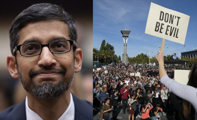 Pracownicy Google żądają niższych płac dla swoich szefów