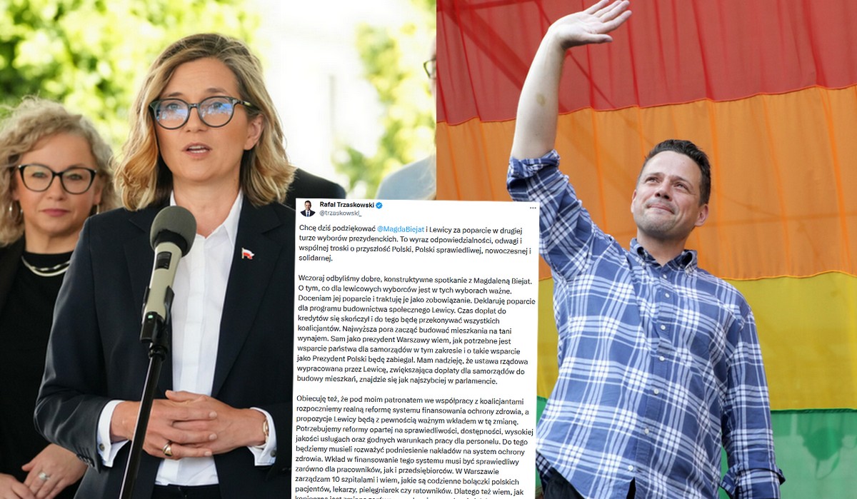 Trzaskowski obiecuje wyborcom Lewicy brak dopłat dla deweloperów, budownictwo społeczne i liberalizację prawa aborcyjnego