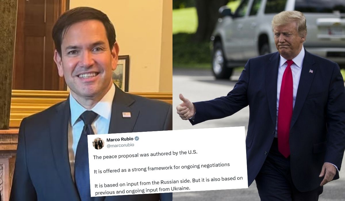 USA: sekretarz stanu zaprzecza, że 28-punktowy plan pokojowy został napisany przez Rosjan