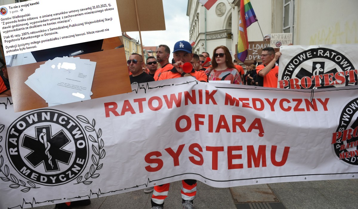 Gorzów Wielkopolski: w ramach protestów ze stacji pogotowia zwolnili się wszyscy ratownicy zatrudnieni na kontrakcie
