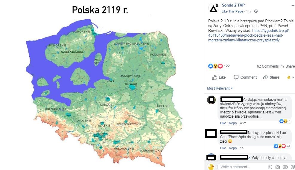 Tygodnik TVP o Polsce 2119: linia brzegowa pod Płockiem