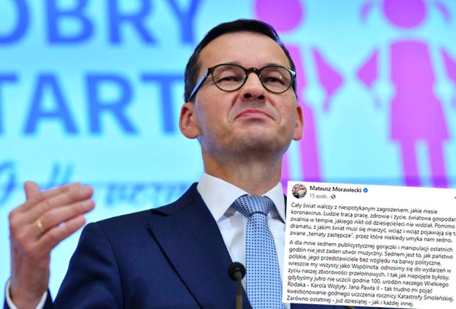 Morawiecki zabrał głos w sprawie piosenki Kazika, broni prezesa PiS