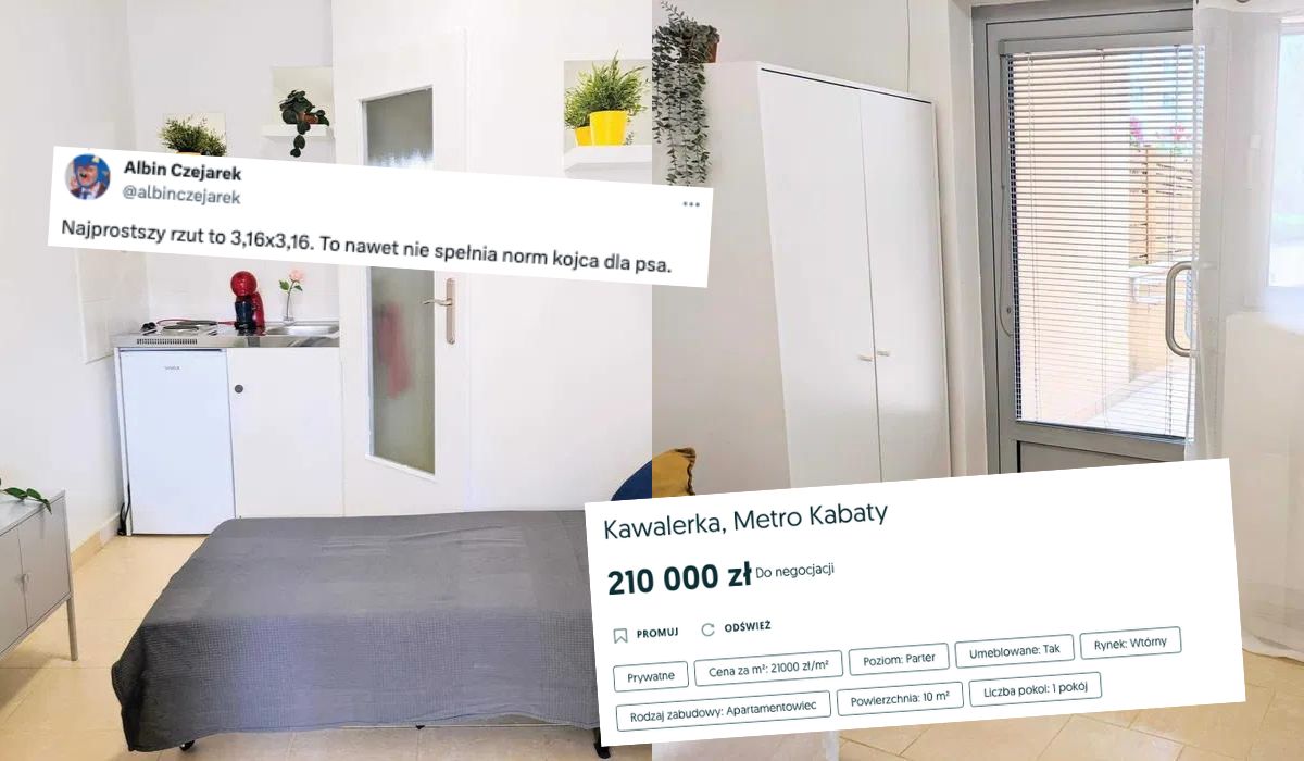 Warszawa: 10m2 kawalerka z jakiegoś powodu rozbudziła w narodzie oburzenie