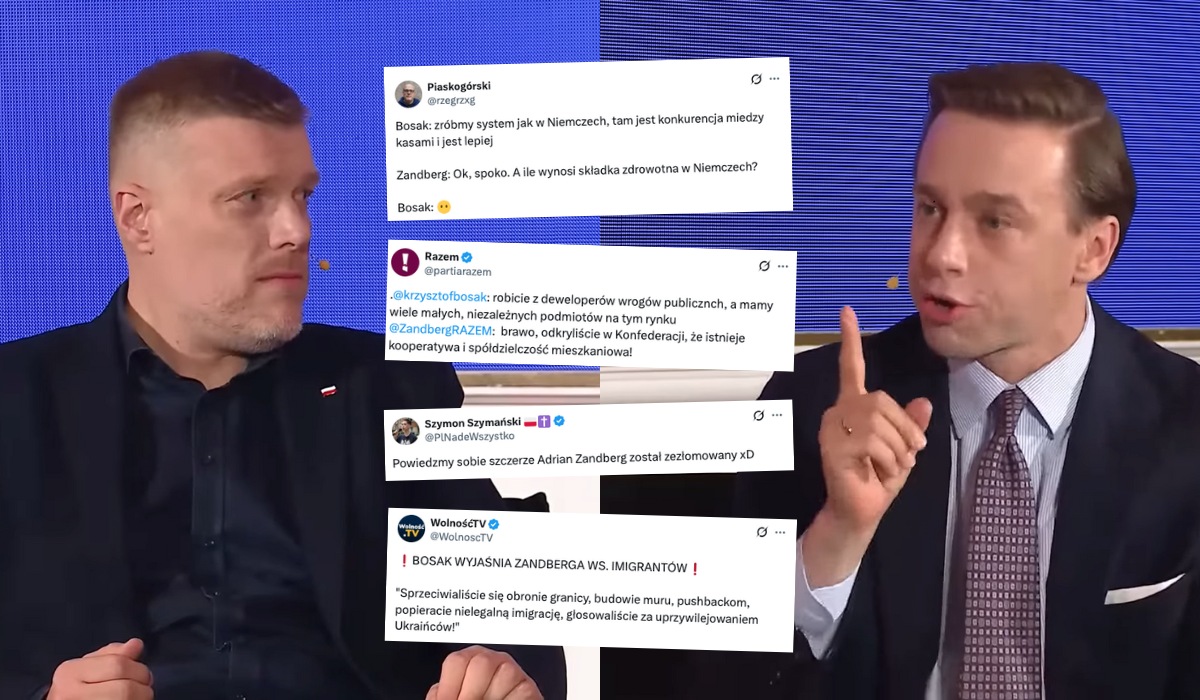 Debata Zandberg-Bosak rozgrzała internet, obie strony uznały, że zaorały przeciwników