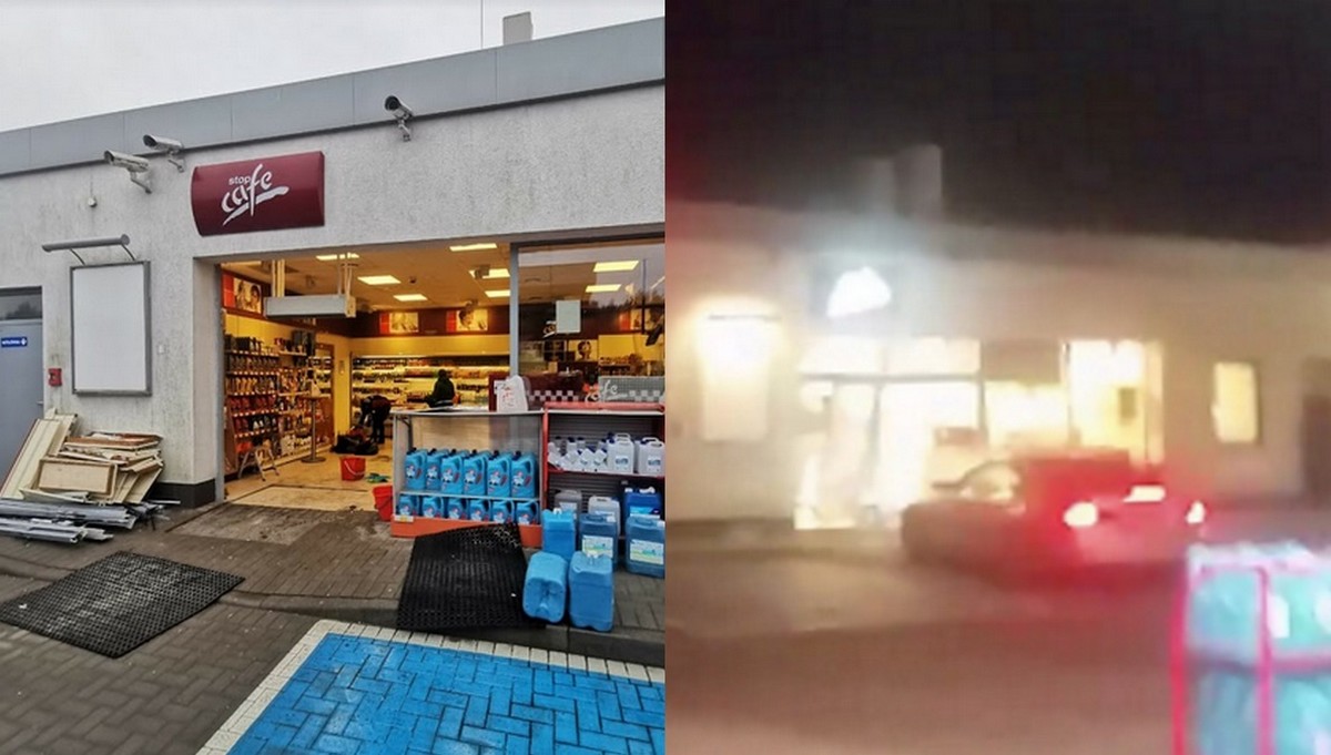 Rymań: kobieta, która zdemolowała stację benzynową była nafukana amfetaminą i marihuaną dla równowagi