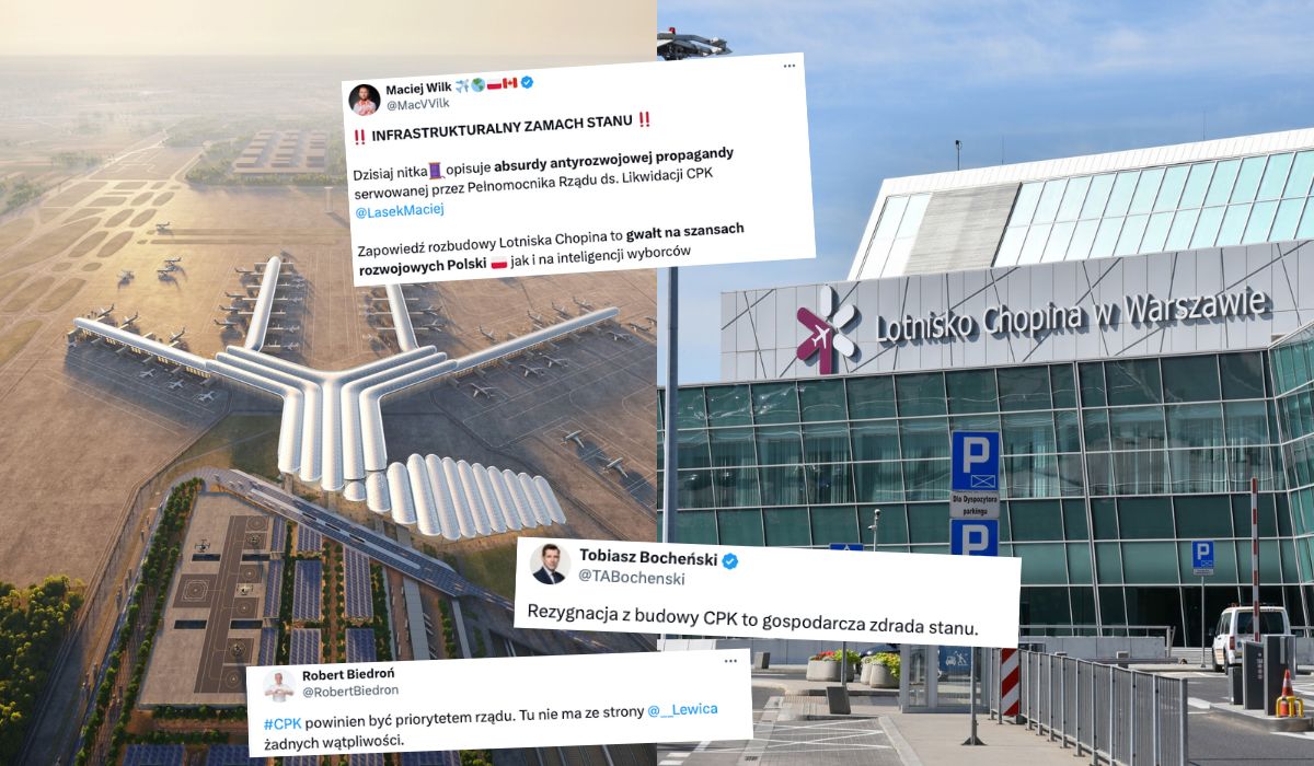 "Gospodarcza zdrada stanu" - trwa dyskusja o CPK, panuje przekonanie, że projekt jest uwalany