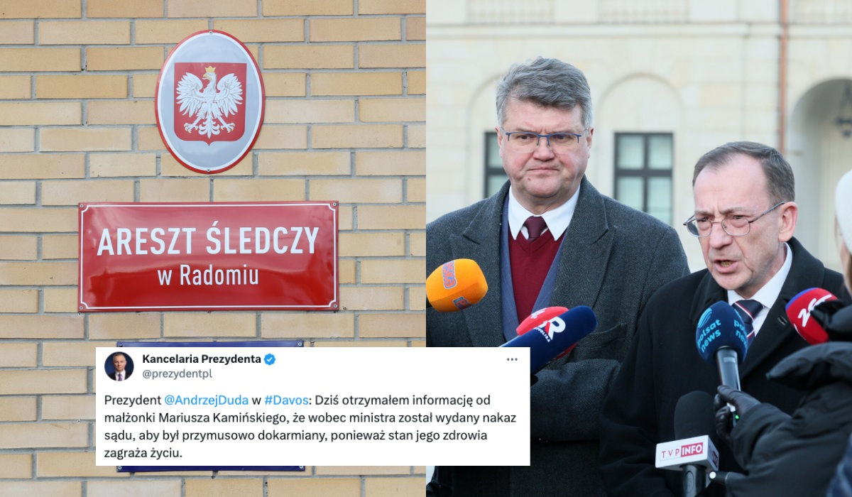 Decyzją sądu Kamiński będzie przymusowo dokarmiany, waży 52 kg i głodówka może zagrażać jego życiu