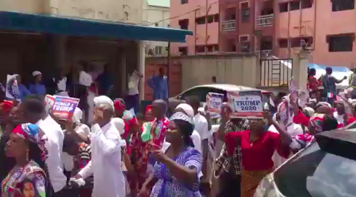 Z bliżej nieznanych powodów, w Nigerii rodzi się kult prezydenta Trumpa