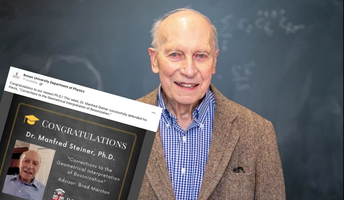 USA: profesor medycyny na emeryturze wreszcie mógł zająć się ukochaną fizyką i w wieku 89 lat właśnie obronił doktorat