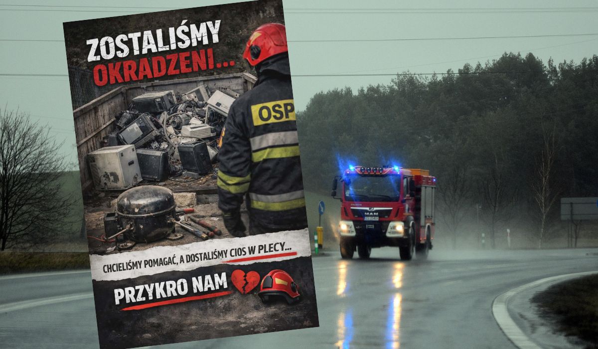 Kanie: okradziona straż pożarna prosi złodziei, żeby oddali co zabrali