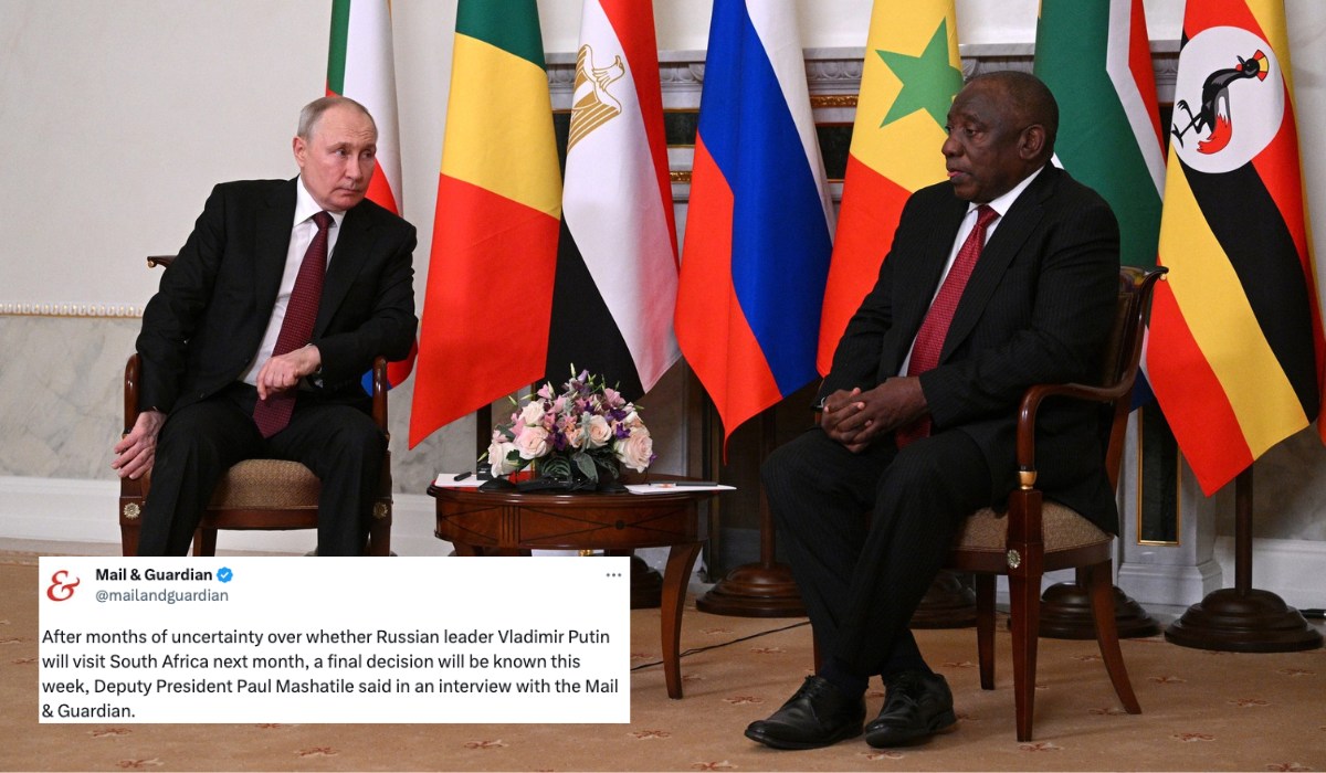 RPA prosi Putina, żeby nie przyjeżdżał z wizytą, bo nie chcą go aresztować