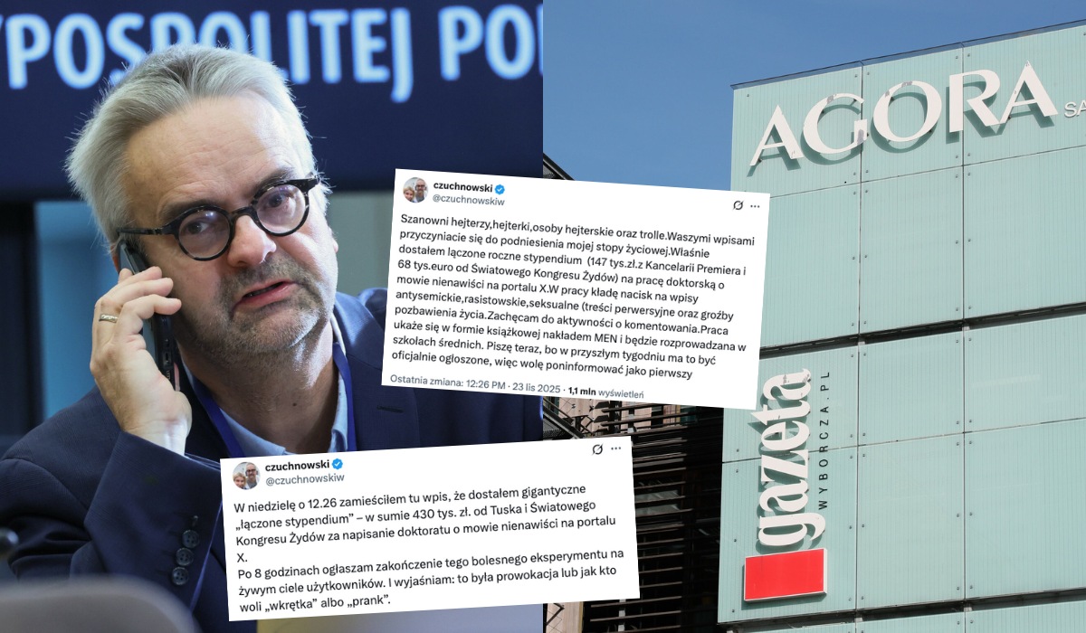 Dziennikarz Wyborczej skłamał, że dostał wielką kasę na doktorat, podziwiał oburzenie i ogłosił sukces swojego "eksperymentu"