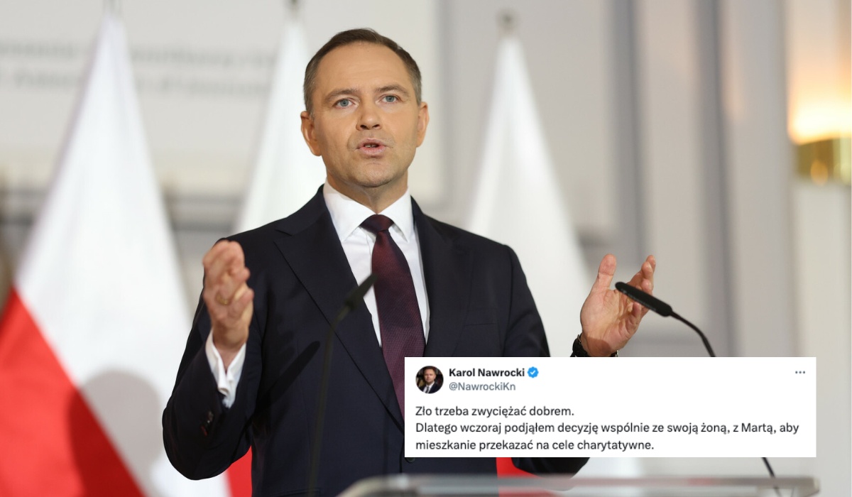 Karol Nawrocki wybrnął "na Chajzera", postanowił oddać mieszkanie pana Jerzego na cele charytatywne