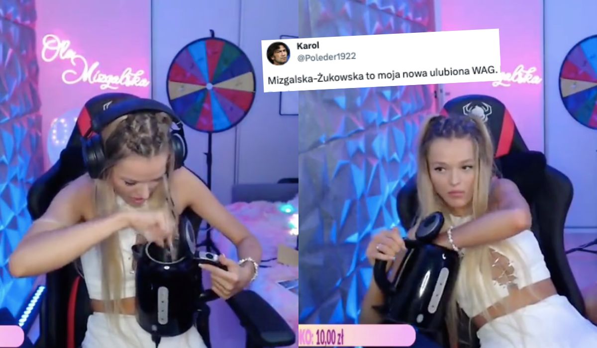 Dziewczyna piłkarza Śląska-Wrocław zjadła kamień z czajnika na streamie, chociaż obiecała mu, że nie będzie