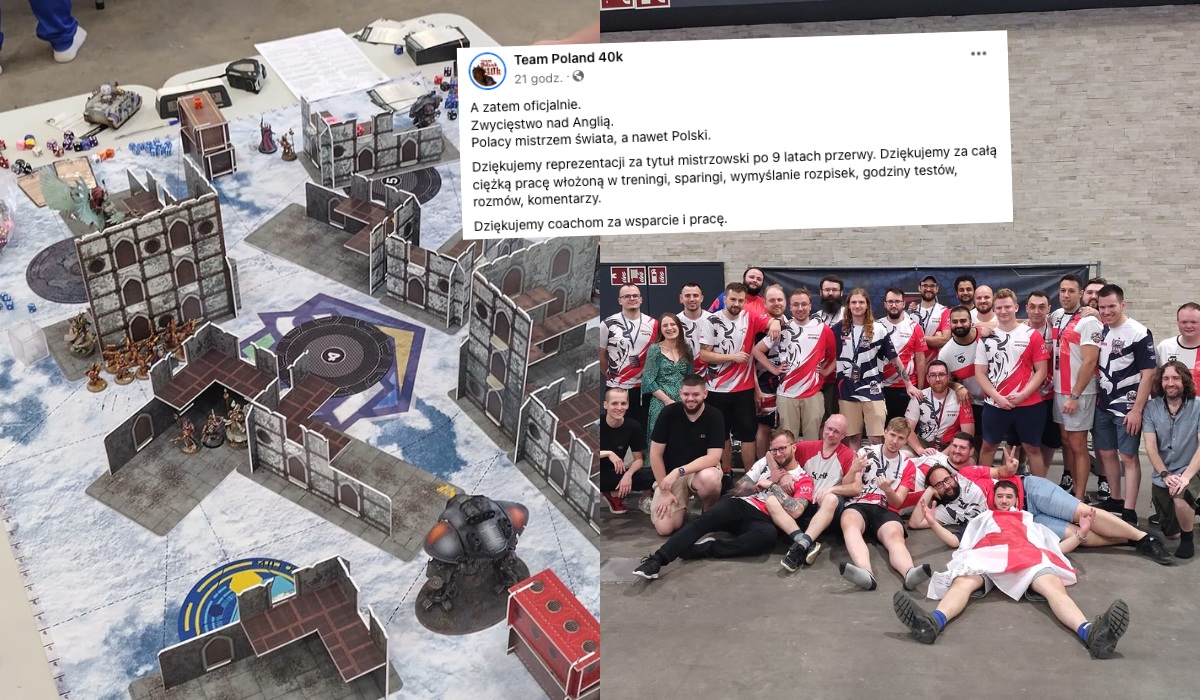Polska reprezentacja wygrała mistrzostwa świata w Warhammera 40k