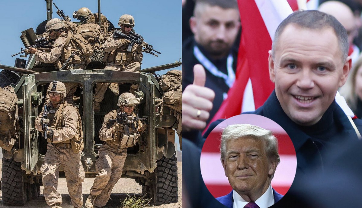 Prezydent Nawrocki zapowiada, że Polska chętnie przyjmie żołnierzy USA, jeżeli tylko Trump zechce