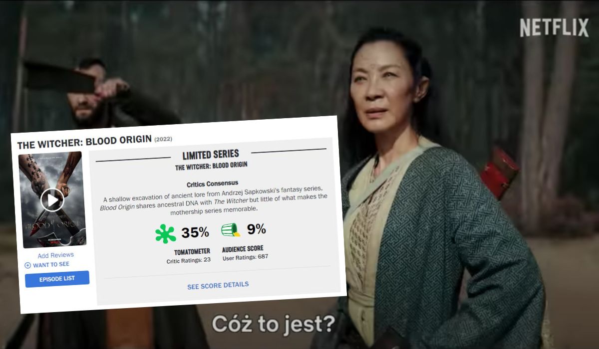 Serial The Witcher: Blood Origin zbiera gorsze niż lepsze recenzje i raczej okazał się klapą