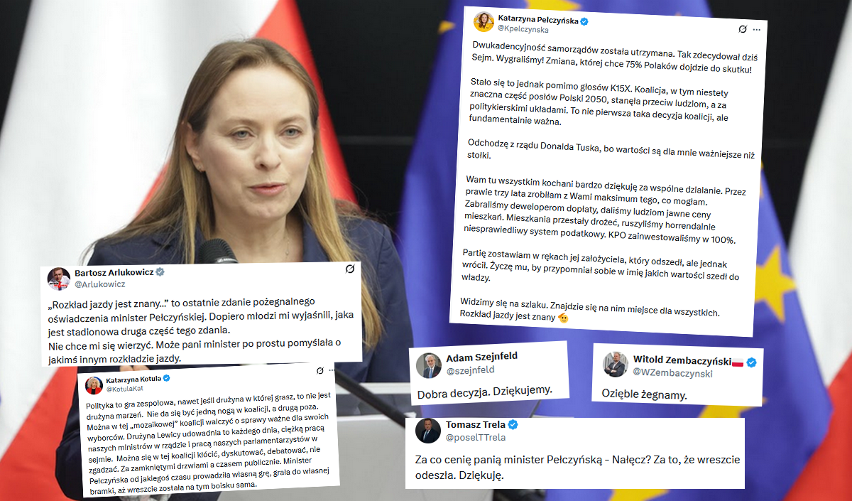 Pełczyńska-Nałęcz dramatycznie odchodzi z rządu, Tusk wzrusza ramionami i mówi, że jest pogubiona