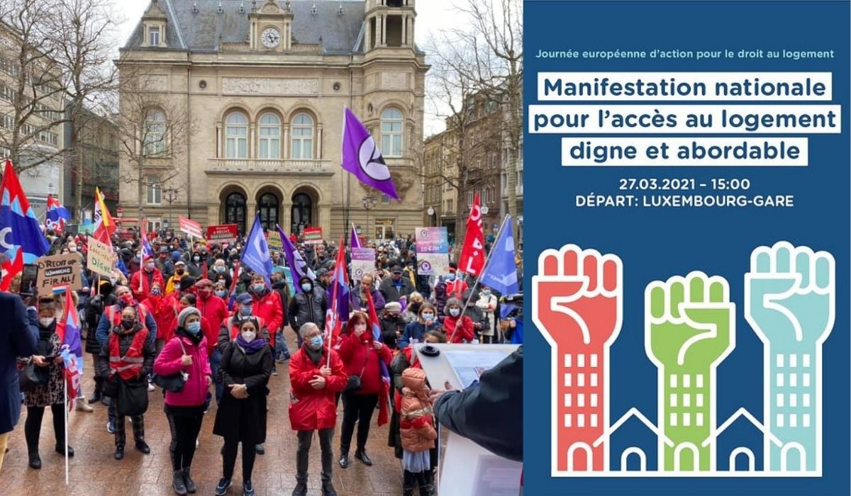 Luksemburg: mieszkańcy wyszli na ulicę i domagali się budowy tańszych mieszkań