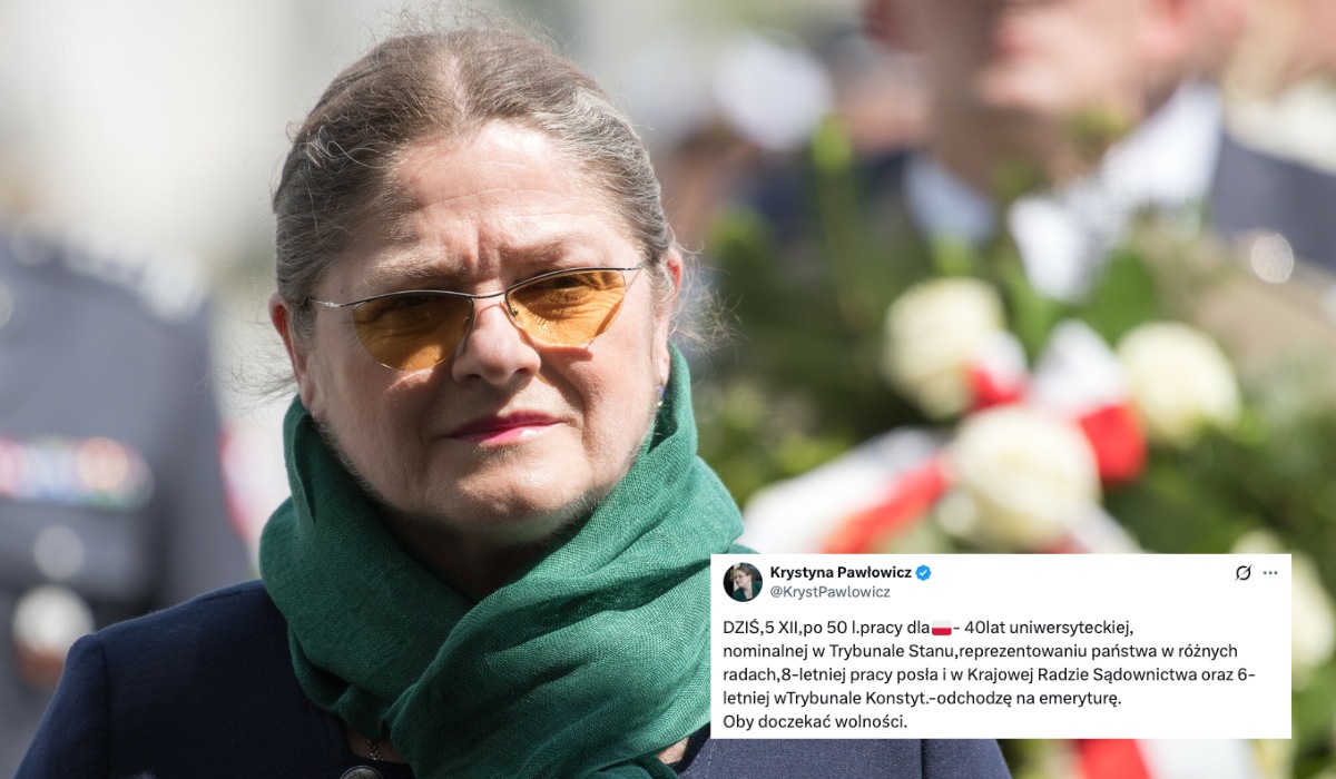 Krystyna Pawłowicz, sędzia Trybunału Konstytucyjnego, przechodzi w stan spoczynku