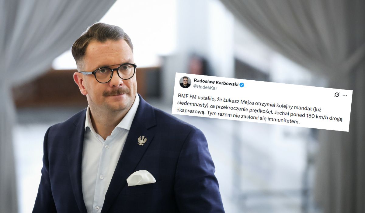 Łukasz Mejza zarobił już 17. mandat za przekroczenie prędkości podczas jazdy