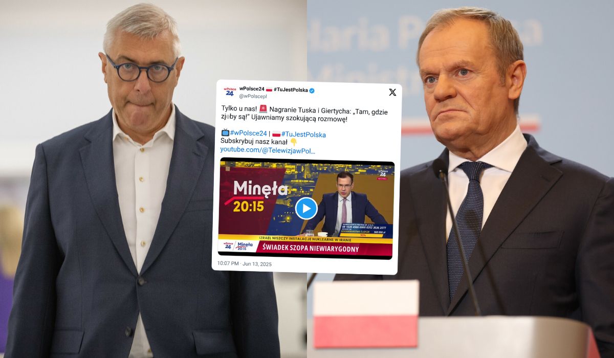 Serwis wPolityce twierdzi, że ma nagrania rozmowy Tuska i Giertycha, mieszkańcy Radomia nazwani "zje**mi"