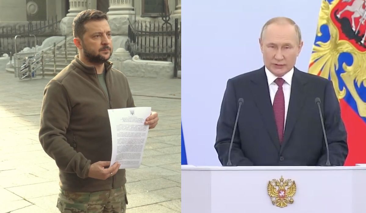 Putin ogłosił włączenie terytoriów Ukrainy do Rosji, a Zełenski poprosił o przyjęcie Ukrainy do NATO w trybie przyśpieszonym