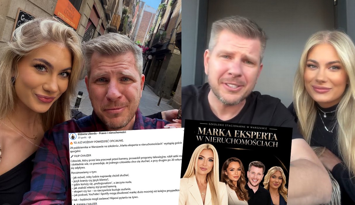 Filip i Bianka Chajzer uświetnią szkolenie dla handlarzy z branży nieruchomości