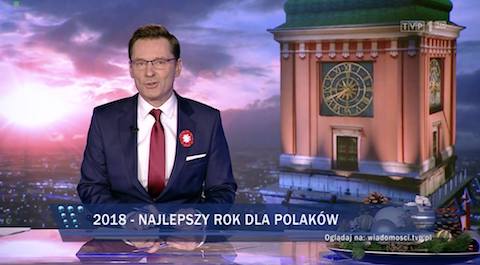 "Wiadomości" TVP: 2018 - najlepszy rok dla Polaków