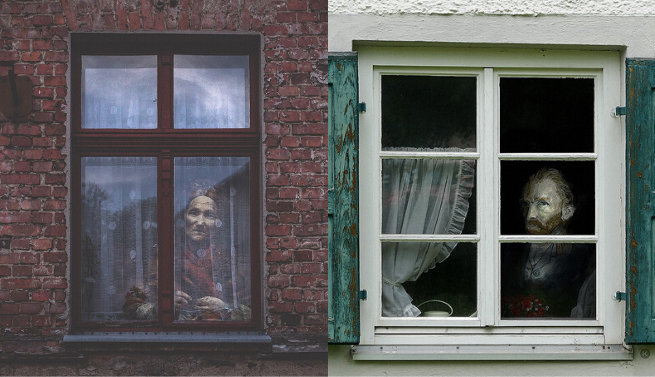 Polski artysta dołączył do akcji wsadzania postaci z obrazów do kwarantanny