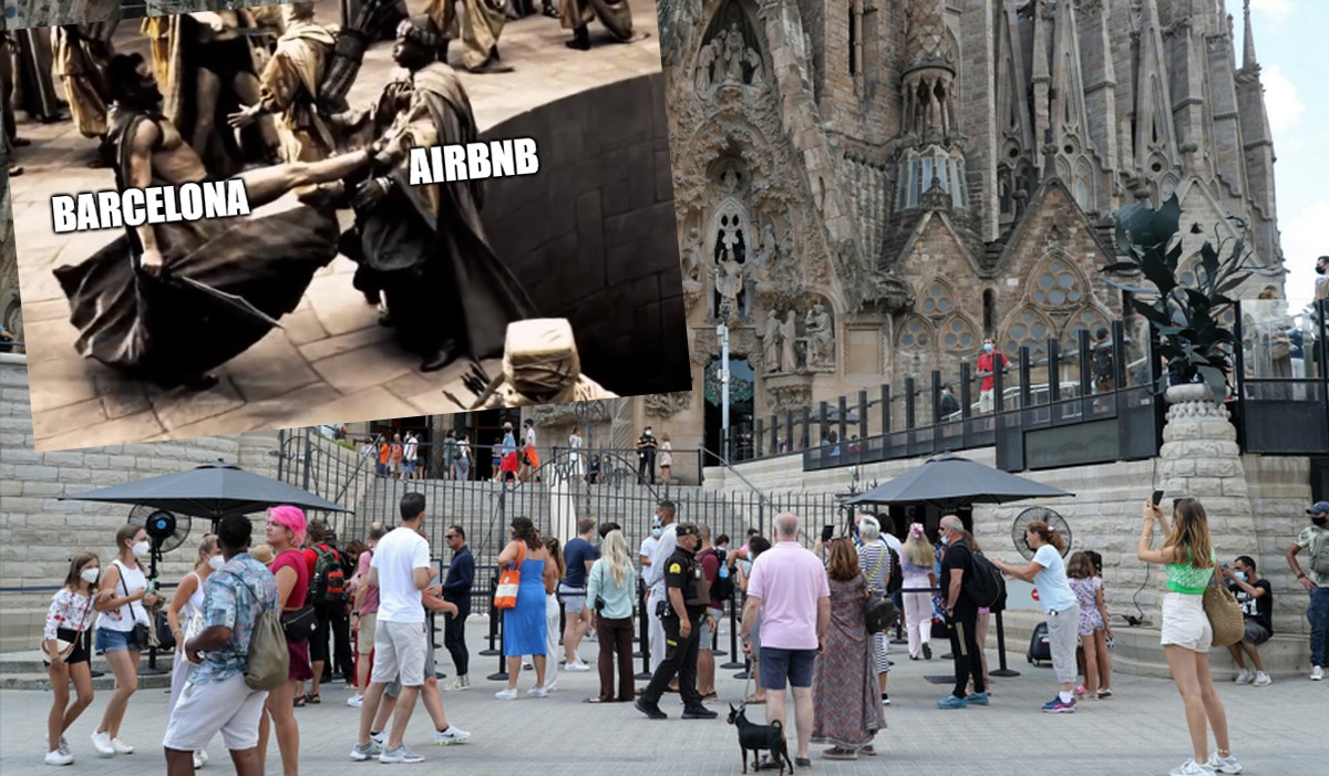 Barcelona wykopuje Airbnb i inne formy krótkiego najmu mieszkań, bo mieszkańcy mieli dość