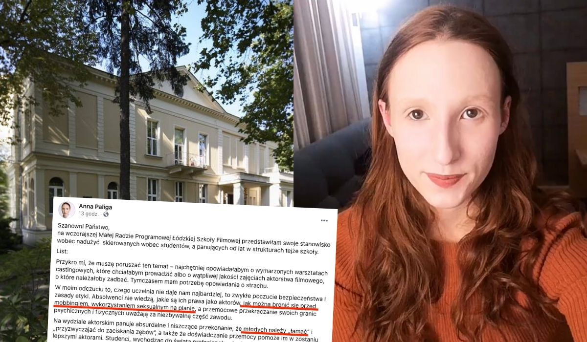 Aktorka ujawnia zwyczaje "łamania" studentów łódzkiej filmówki: rozbieranie, gryzienie, straszenie