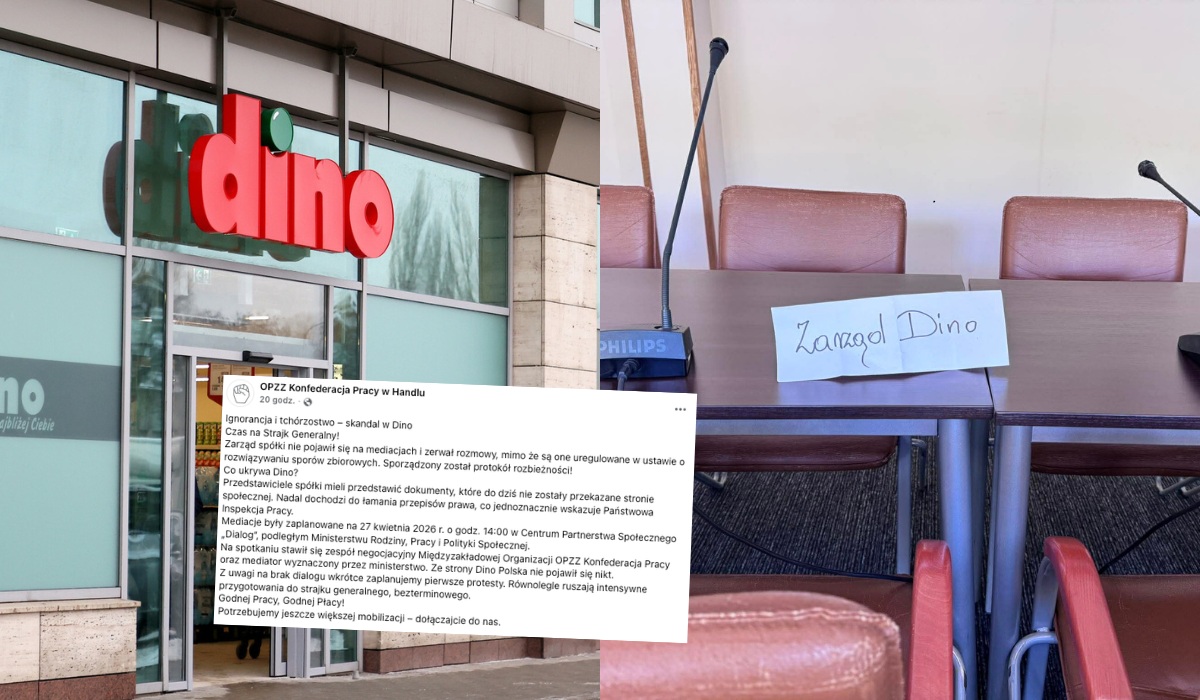 Zarząd Dino znów nie raczył przyjść na mediacje, pracownicy zapowiadają strajk generalny