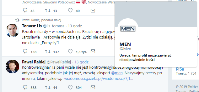 Rabiej chciał oznaczyć na Twitterze Ministerstwo Edukacji Narodowej, ale oznaczył gejowską stronę p*rno