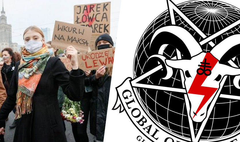 Kościół Szatana wyraził poparcie dla Strajku Kobiet