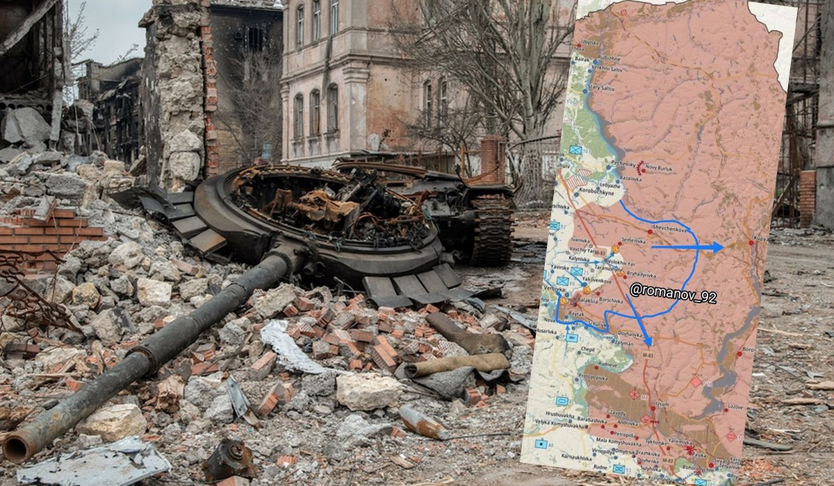 Ukraińcy wjechali w Rosjan i odbili 20 miejscowości w obwodzie charkowskim