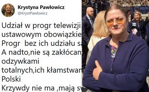 Pawłowicz o bojkocie TVP przez opozycję: "Mają swoje TVN i Polsat