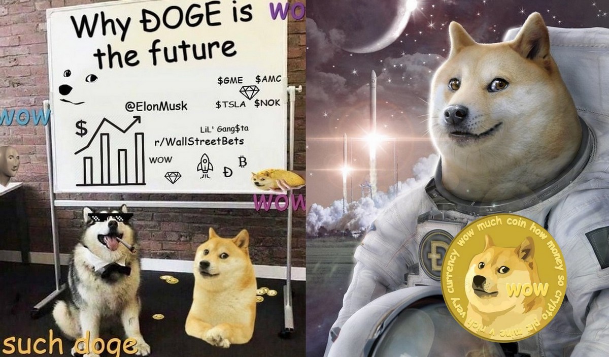 Dogecoiny, memowa kryptowaluta, zaliczyła absurdalny wzrost cen
