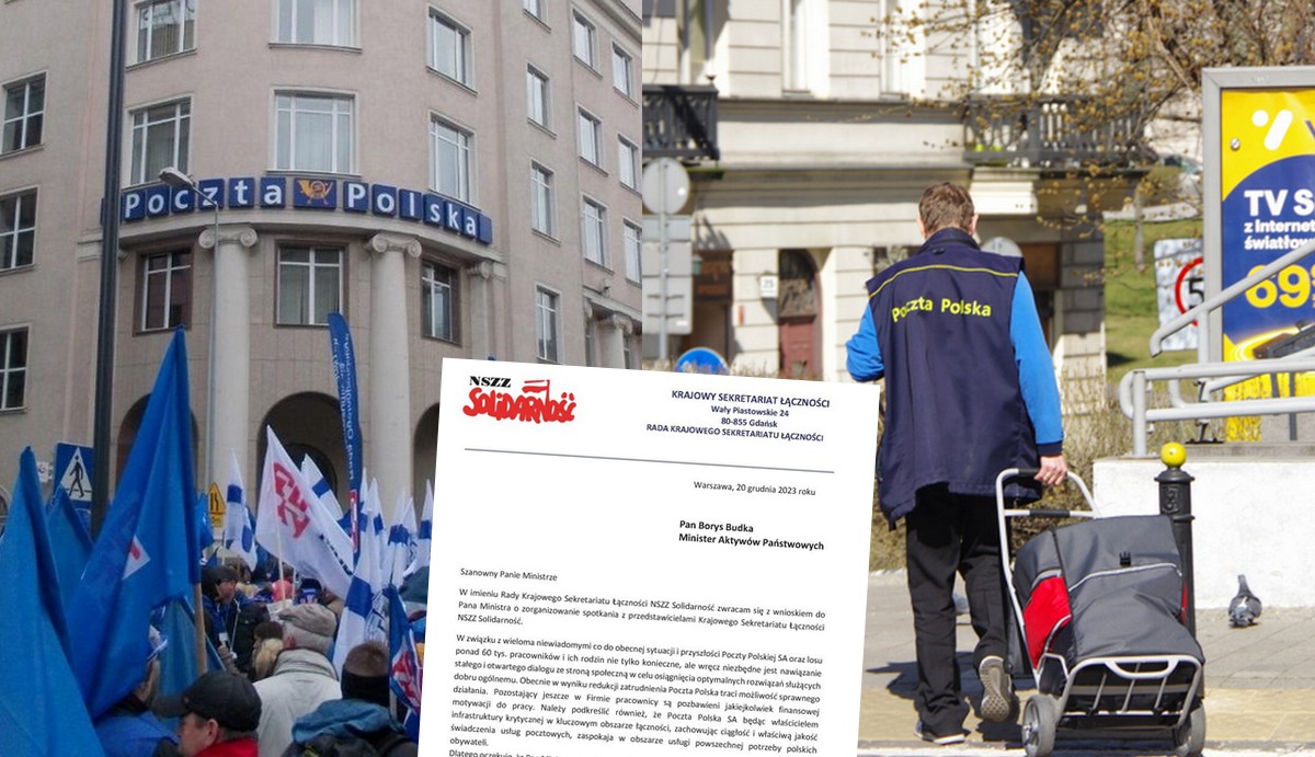 Nad Pocztą Polską wisi widmo upadłości, związkowcy domagają się dotacji