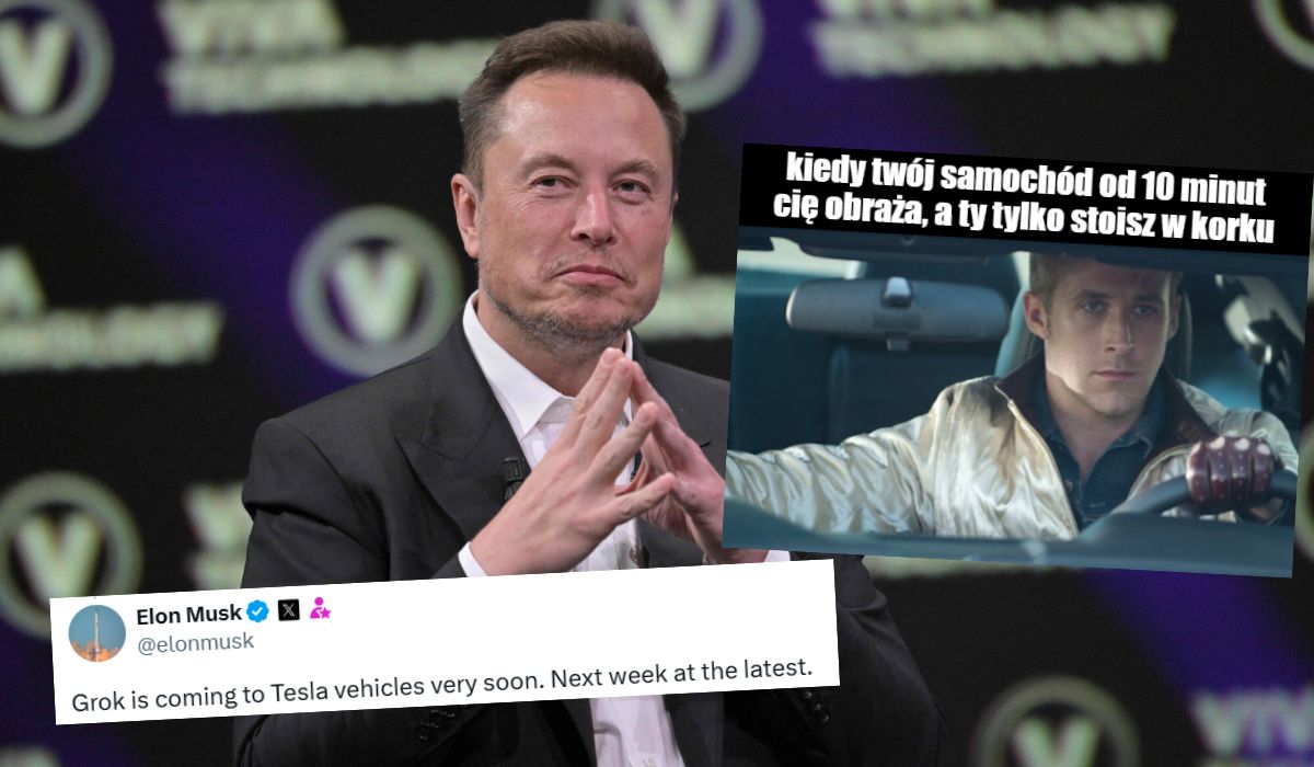 Musk zapowiedział zainstalowanie Groka w Tesli, i to już w przyszłym tygodniu