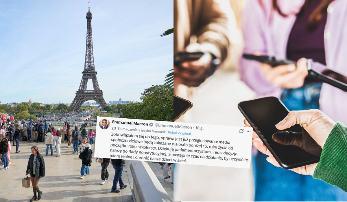 Francja: pierwszym krajem w UE z zakazem social mediów poniżej 15. roku życia 