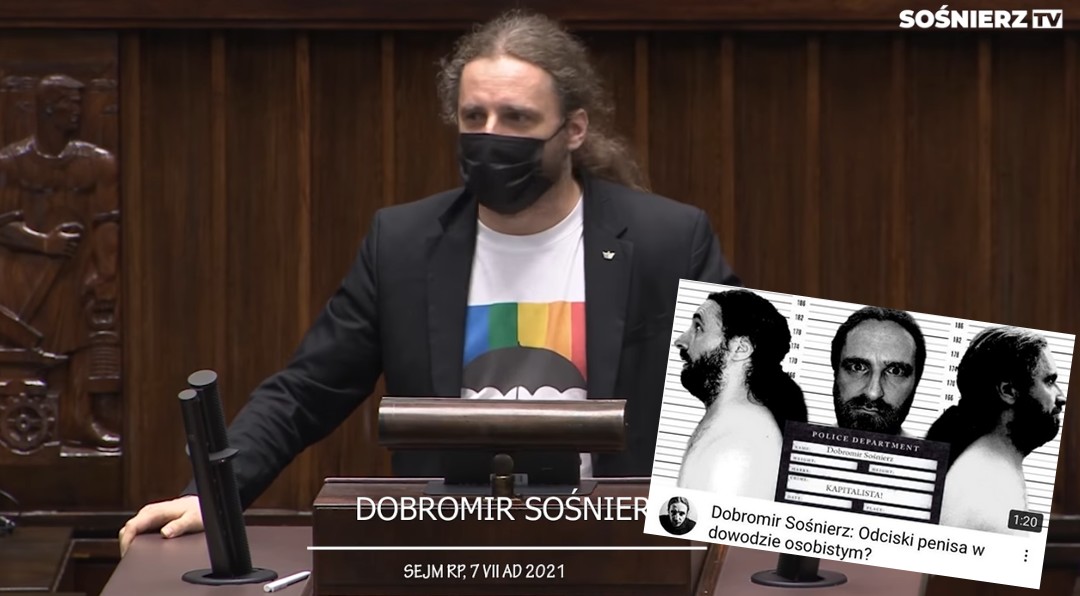 Sośnierz clickbaituje własnych wyborców na YouTubie i straszy odciskami penisa do dowodu osobistego