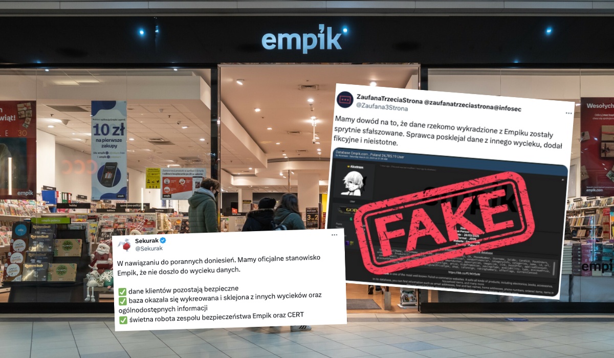 Okazało się, że wielki wyciek danych Empiku wcale nie miał miejsca