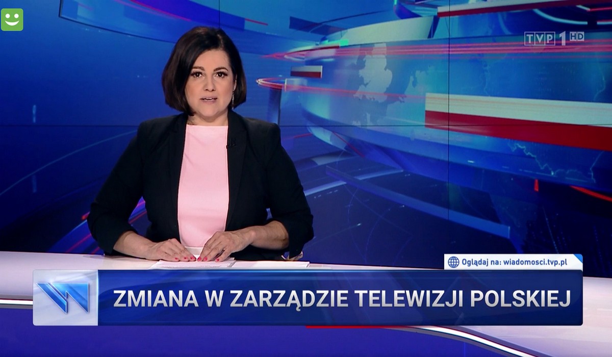 "Wiadomości" TVP wspomniały o wymianie prezesa TVP, ale poświęciły jej niewiele ponad minutę
