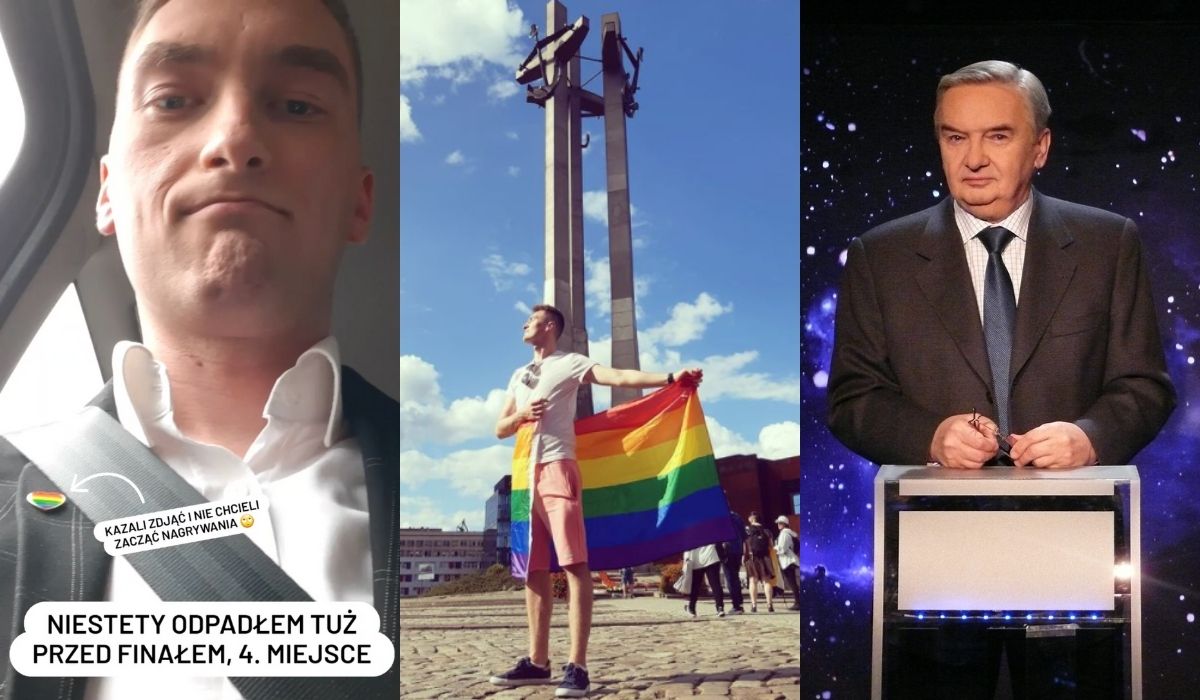 Uczestnik "Jeden z Dziesięciu" musiał zdjąć tęczową przypinkę, bo to w końcu TVP i nowe porządki