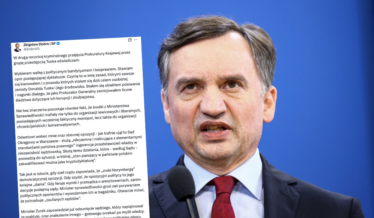 Zbigniew Ziobro potwierdza, że dostał azyl na Węgrzech