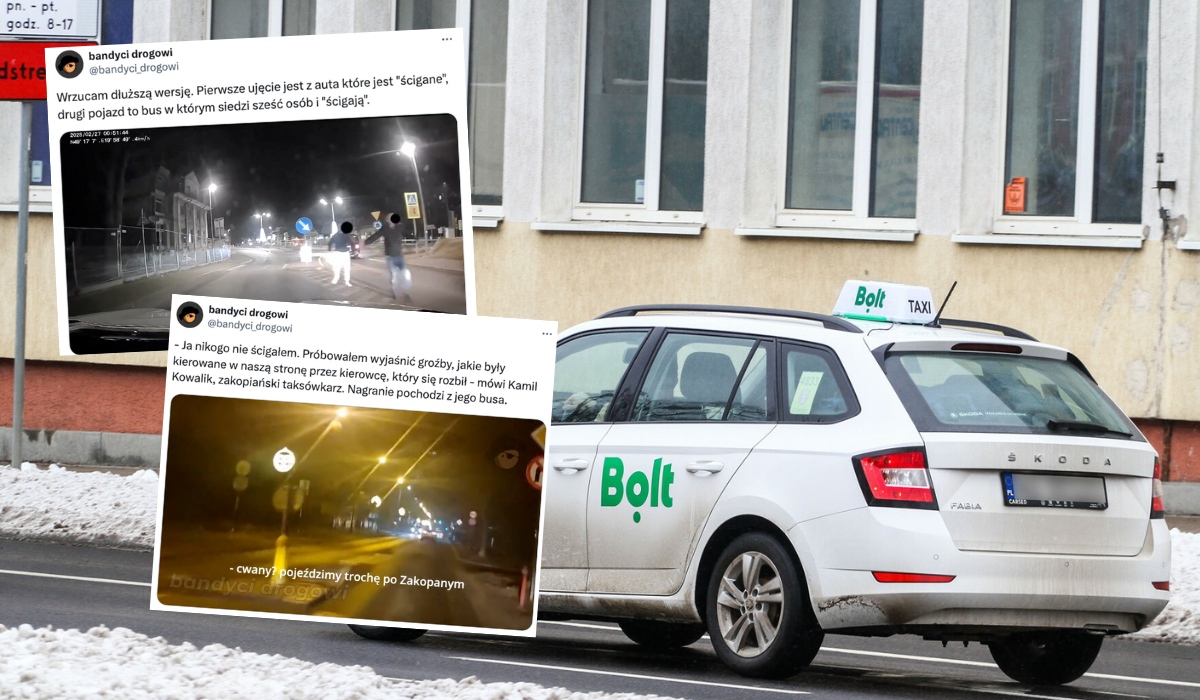 Zakopane: taksówkarze toczą walki z kierowcami samochodów na aplikację, wyciekły nagrania pościgu
