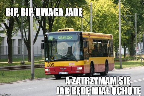 Kierowca autobusu w Warszawie do pasażera: "Cmoknij mnie, wiesz gdzie? W pompę. Wzywaj policję bezmózgowcu"