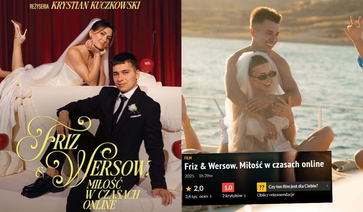 Film, który Friz i Wersow nagrali o swoim weselu zbiera gorsze oceny niż "Smoleńsk" i "Powrót Wabiszczura"