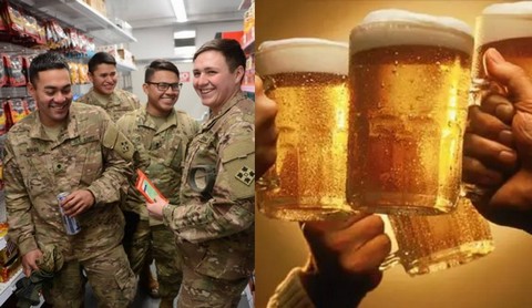 Żołnierze USA stacjonujący w Reykaviku wypili piwo. Cały zapas